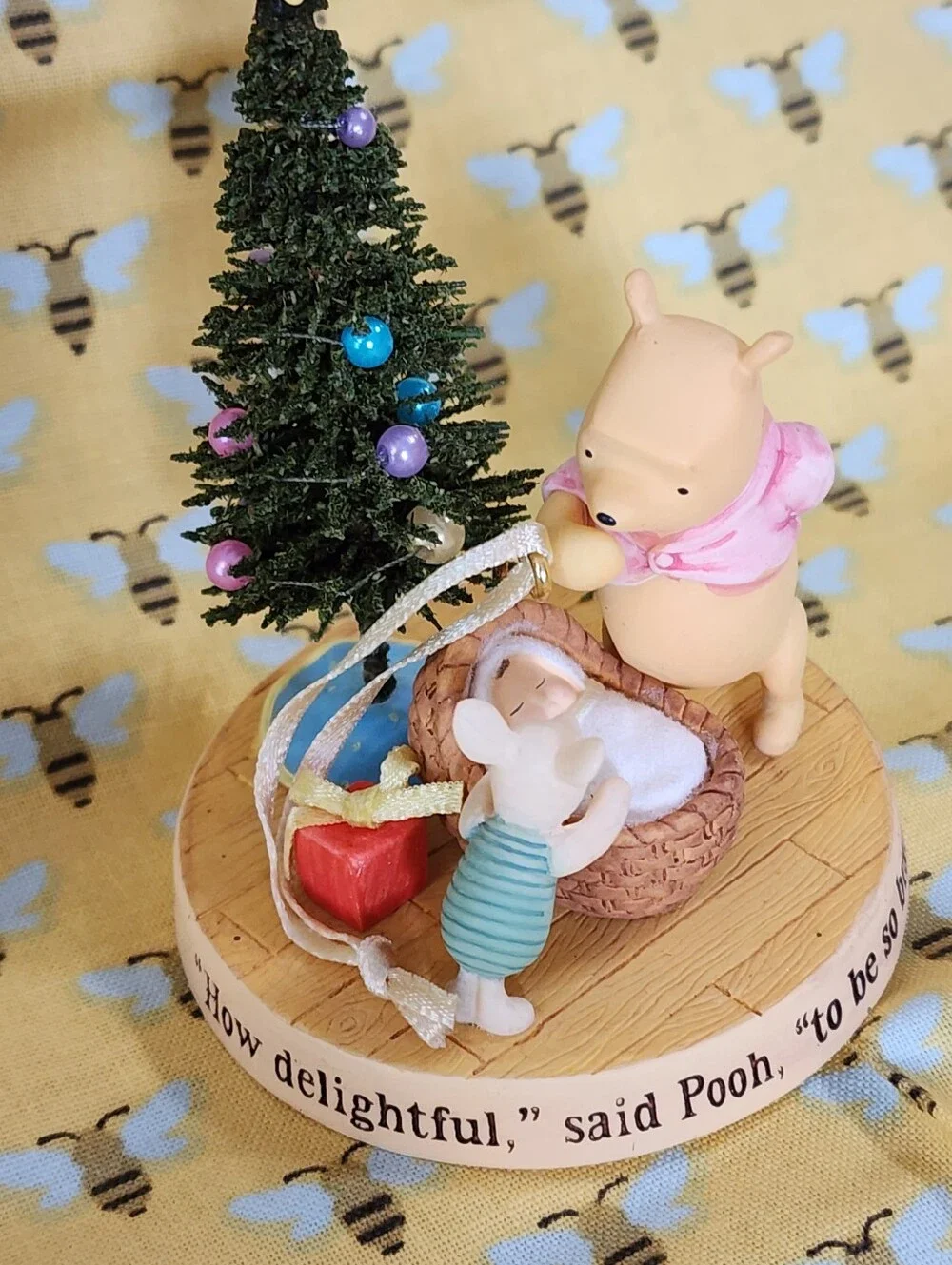 2007 Hallmark Keepsake Baby's 1st Christmas Ornament Winnie the Pooh Piglet NIB
